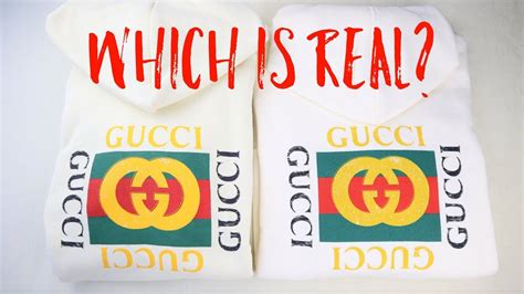 gucci replica tshirt|gucci hoodie real or fake.